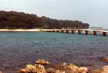 The bridge to the island
