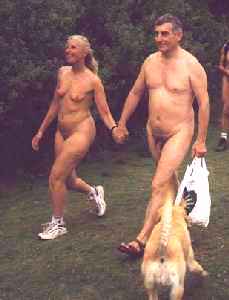 Linda and Tony on an SOC on a nude walk